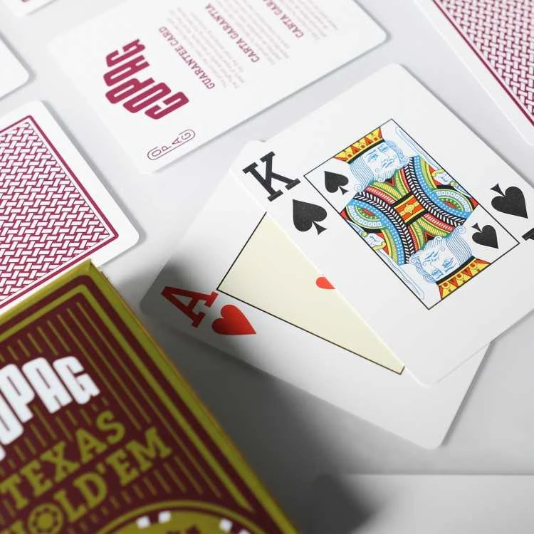 Copag Texas Holdem Pokerio Kortos (Raudonos)