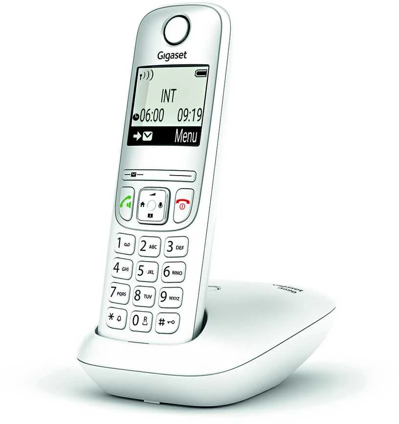 Belaidis telefonas - Gigaset A690 14h Pokalbio Laikas 100 Kontaktų Balta