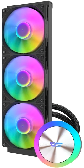Darkflash DG360 skysčio aušintuvas su RGB ventiliatoriais