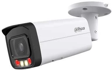 Dahua Technology Co IP kamera HFW2849T-AS-IL. 8MP FULL-COLOR. IR+LED pašvietimas iki 50/60m, 3.6mm, PoE, IP67, SMD