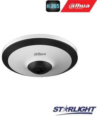 Dahua Fish-Eye IP kamera EW5541-AS. STARLIGHT 5MP 25fps. 360°, IR iki 10m., IVS, WDR