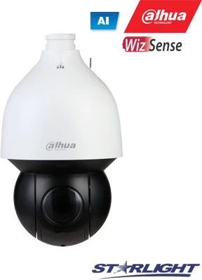 Dahua Technology Co IP valdoma kamera SD5A825-HNR-YA. 8MP STARLIGHT. 25x. IR 150m. IP67, H.265, AI.