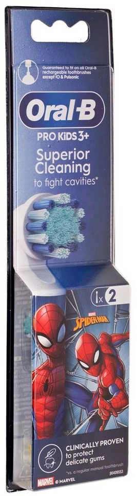 Braun Dantų šepetėlio galvutės Oral-B EB10S Spiderman, 2 vnt.