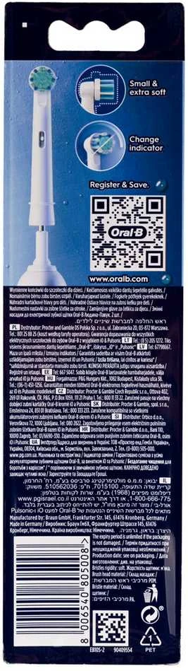 Braun Dantų šepetėlio galvutės Oral-B EB10S Spiderman, 2 vnt.