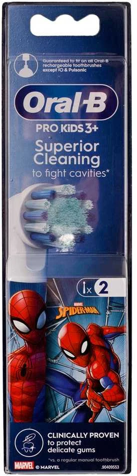 Braun Dantų šepetėlio galvutės Oral-B EB10S Spiderman, 2 vnt.