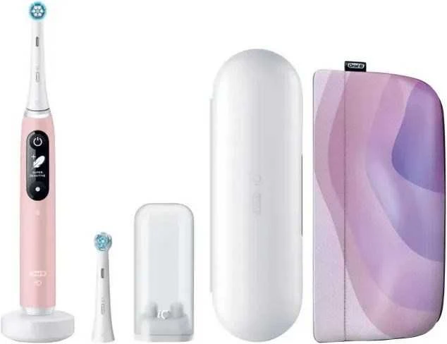 Braun Oral-B iO Series 6 Rožinė Sand Luxe Edition electric dantų šepetėlis
