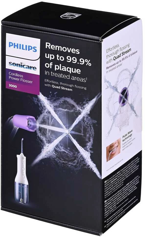Burnos irigatorius Philips Sonicare Cordless Power Flosser 3000 (HX3826/31)