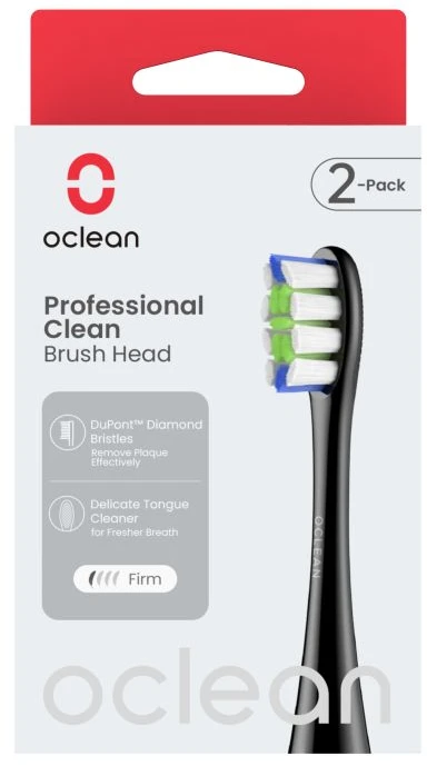 Oclean Professional Clean brush head P1C5 B02 2pcs Juodas