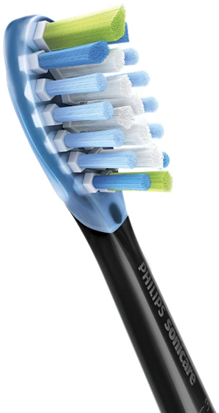 4 dalių šepetėlių galvučių pakuotė Philips Sonicare Premium Plaque Defence HX9044/88
