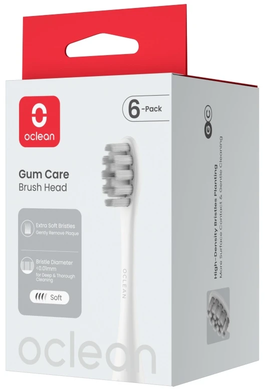 Dantų šepetėlio galvutės Oclean Gum Care W06, 6 vnt.