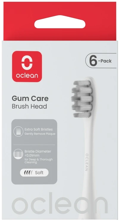Dantų šepetėlio galvutės Oclean Gum Care W06, 6 vnt.