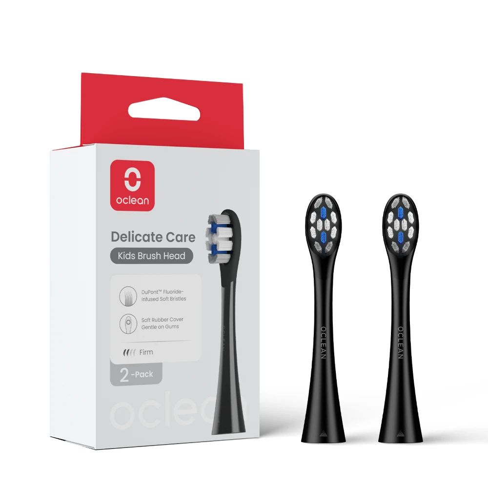 Oclean Kids Šepetėlio galvutė P3K8 2 pcs Juodas