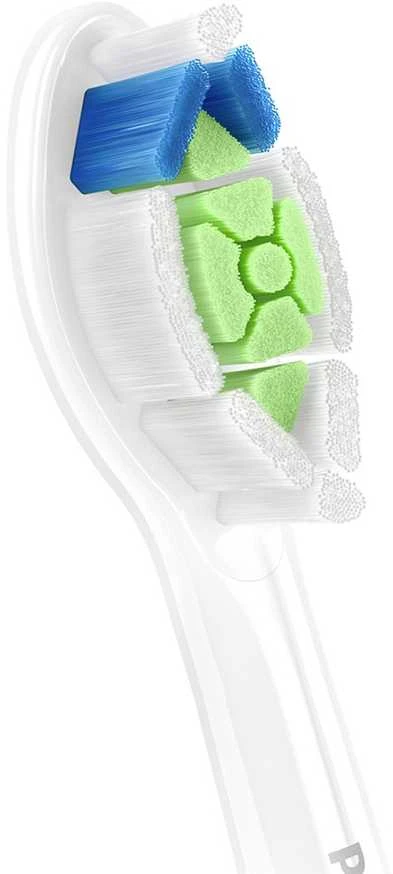 6 dalių šepetėlių galvučių pakuotė Philips Sonicare Optimal White HX6066/87, Baltos spalvos