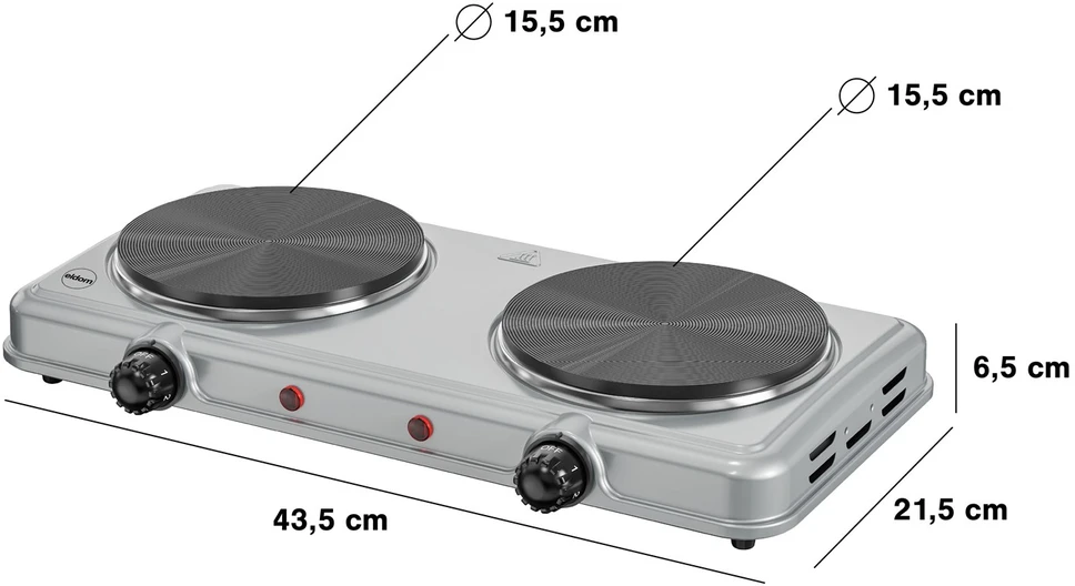 ELDOM ELECTRIC COOKER GK23 DOPPO
