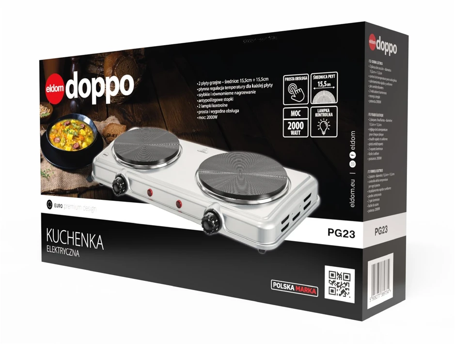 ELDOM ELECTRIC COOKER GK23 DOPPO