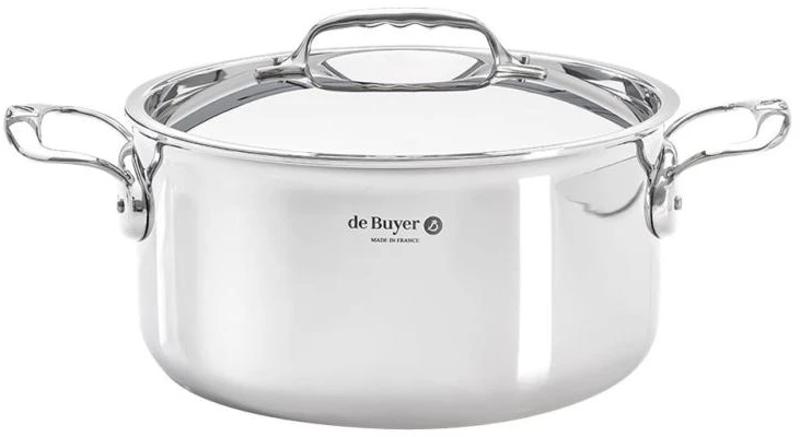 De Buyer Deep puodas su dangčiu, 5,4 l, Affinity