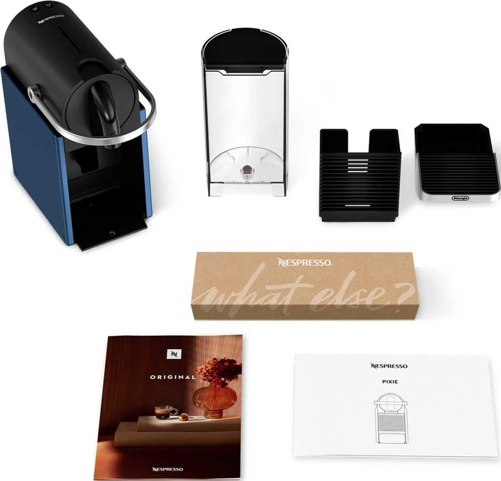 Kapsulinis kavos aparatas Nespresso EN127.BL, mėlynas/juodas