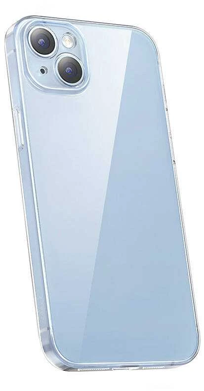 Baseus Crystal serijos dėklas, skirtas iPhone 14 Plus + grūdintas stiklas