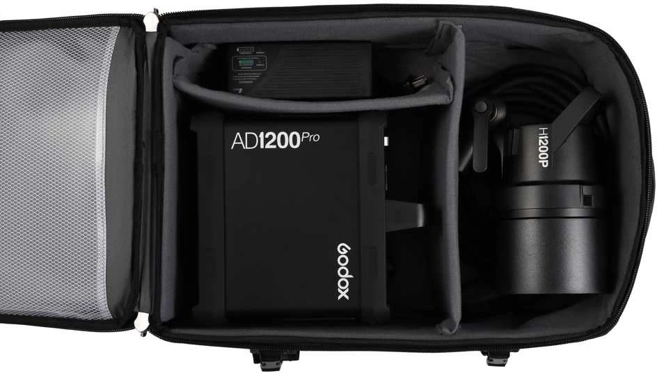 Dėklas - Godox Carry Roller Bag AD1200 Pro Compact Transport Juodas