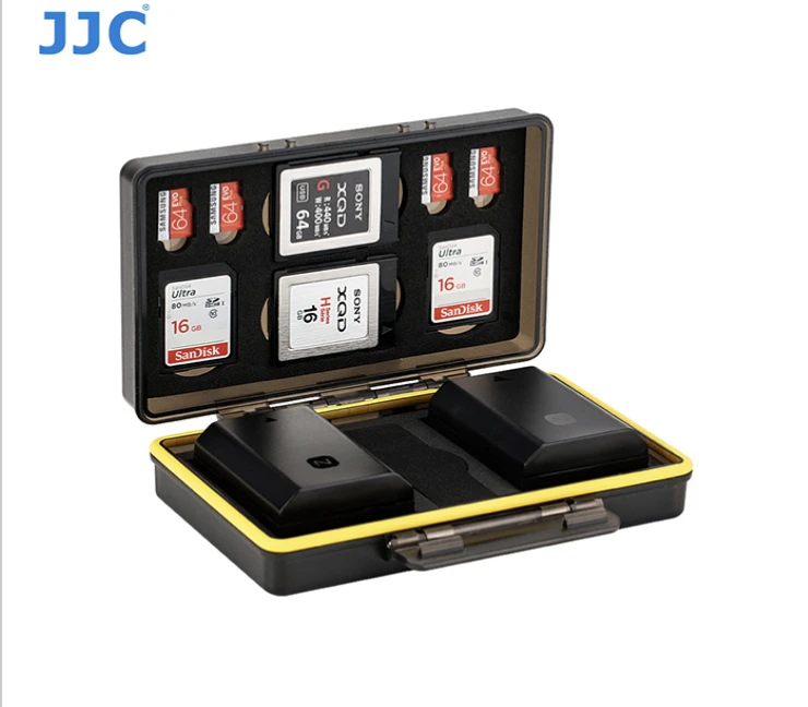 Dėklas - JJC BC 3UN1 Multi Functional Baterija Case for 2 Batteries & Memory Cards