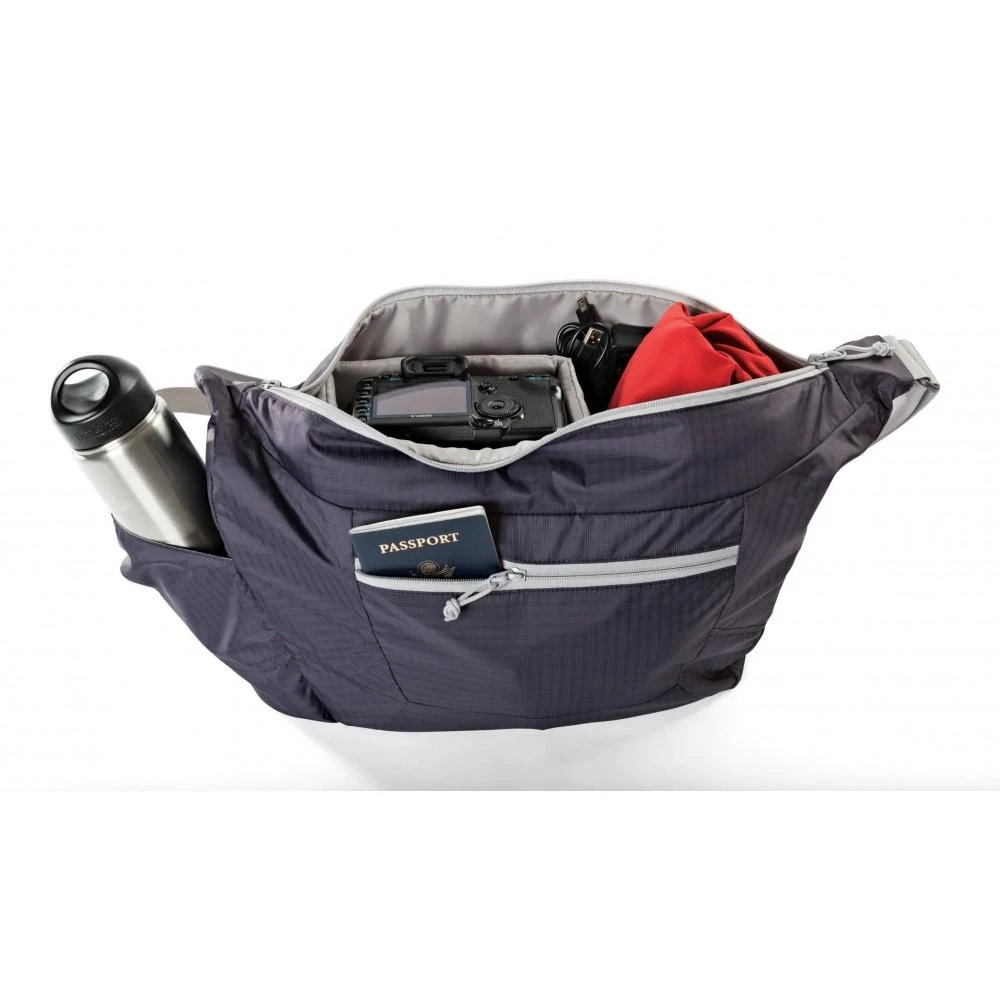 Dėklas Lowepro Photo Sport Shoulder 12L Violetinė/Pilkas