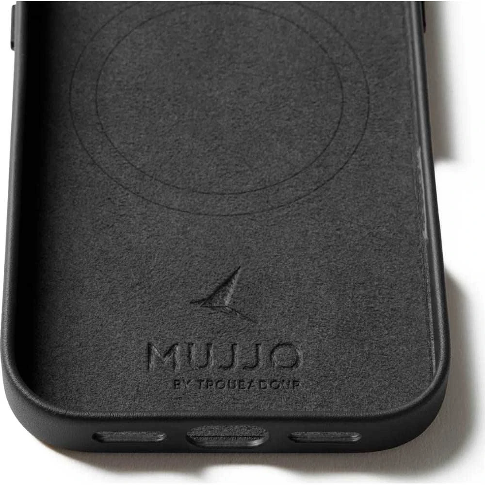 Mujjo Full Odinis dėklas MagSafe Case for iPhone 17 Juodas