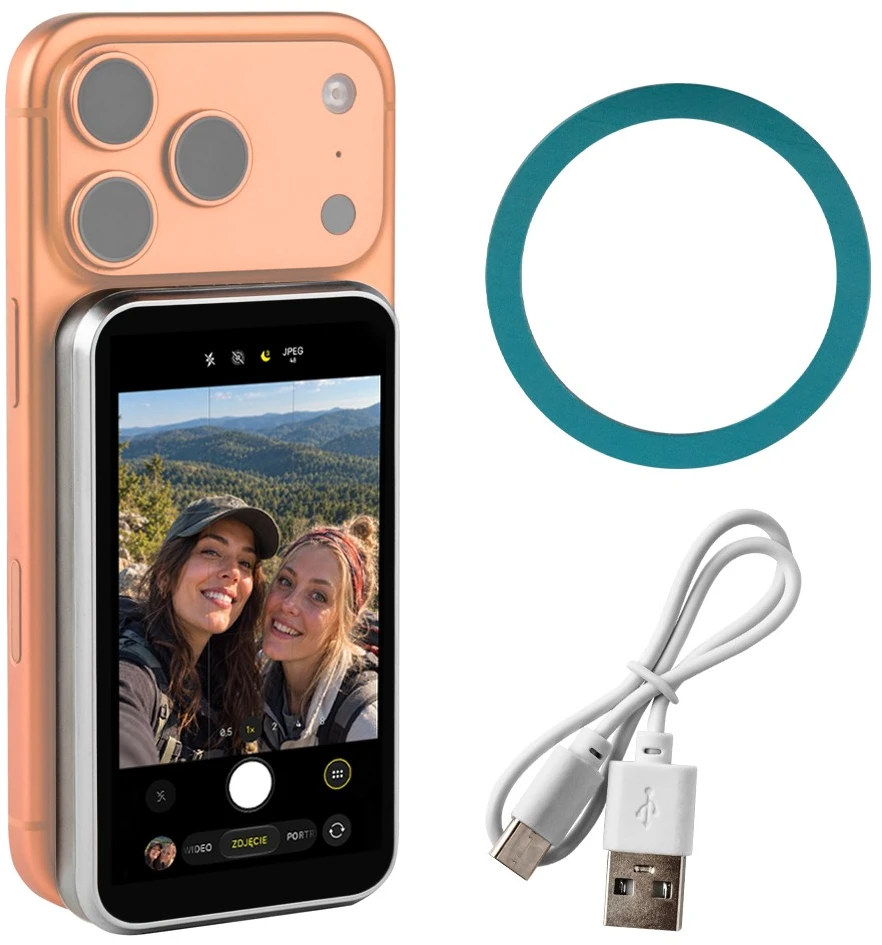 Dėklas null Telefono monitorius - MITOYA PARROT 7S Sidabrinis 4,2 colio 1136 × 640 1500 mAh USB-C