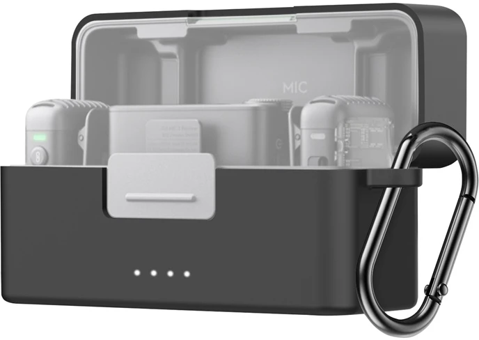 Puluz protective case for DJI Mic 2 (juodas)