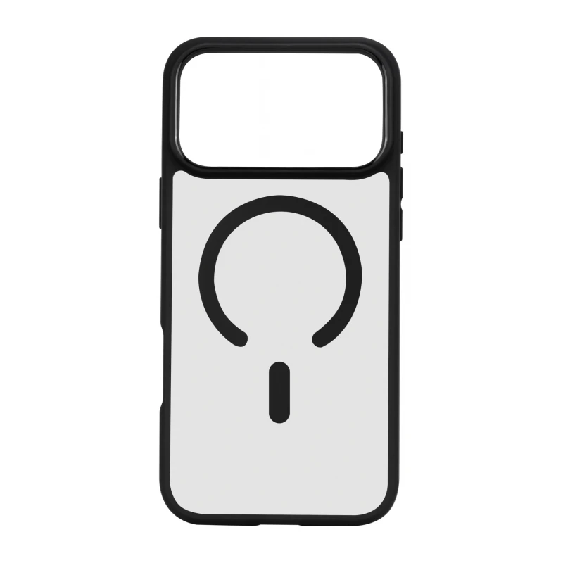 Dėklas - Roobix Dusky MagSafe Dėklas iPhone 17 Pro Max TPU, PC Matinė Juoda