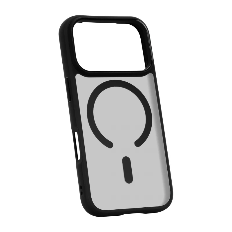 Dėklas - Roobix Dusky MagSafe Dėklas iPhone 17 Pro TPU, PC, Matinė Juoda