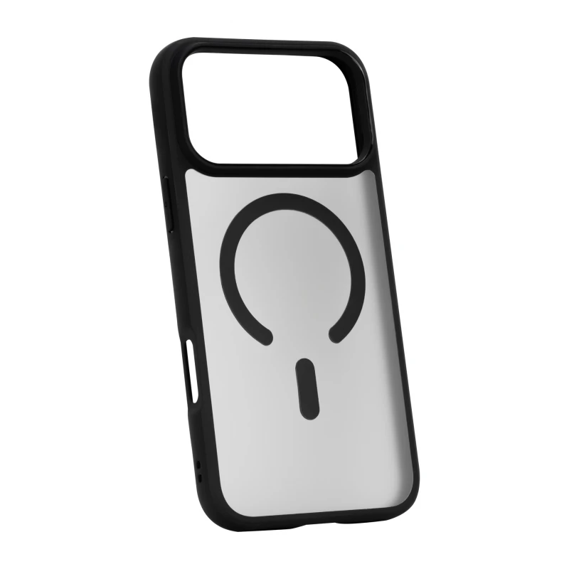 Dėklas - Roobix Dusky MagSafe Dėklas iPhone 17 Pro Max TPU, PC Matinė Juoda