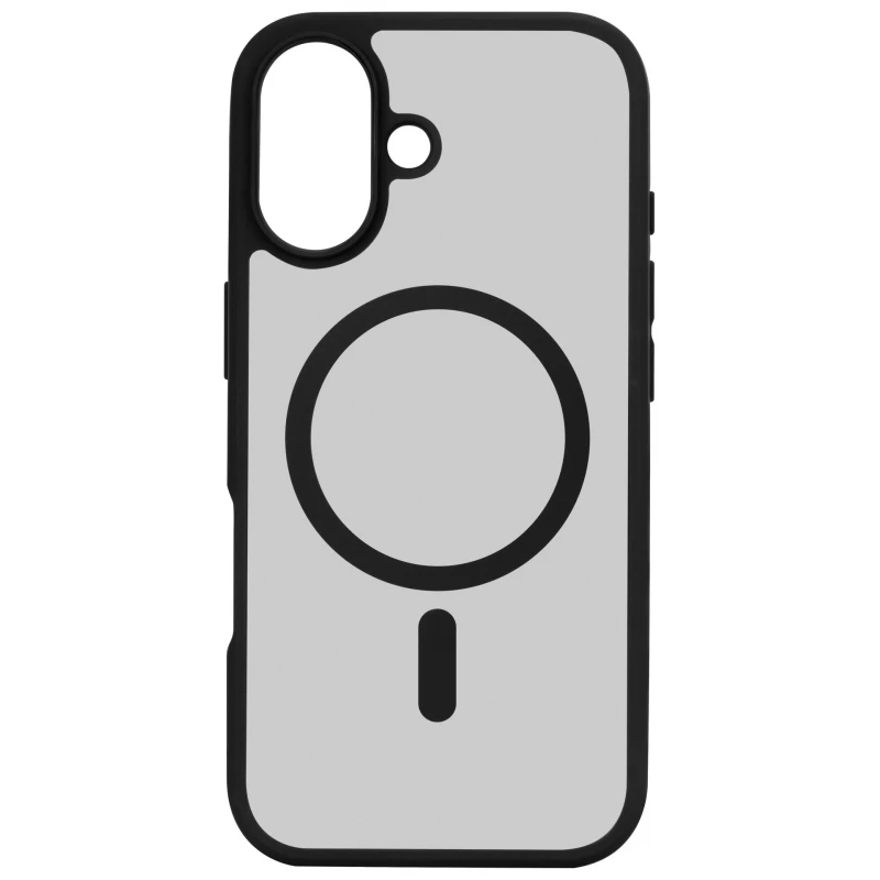 Dėklas - Roobix Dusky MagSafe Dėklas iPhone 17 TPU, atsparus smūgiams, matinė juoda