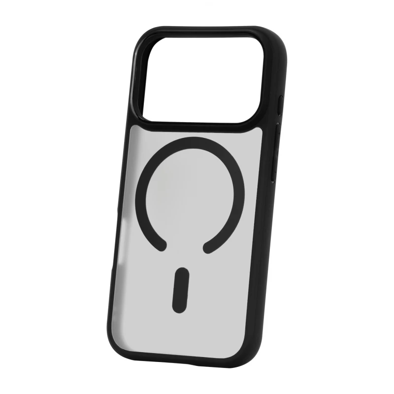 Dėklas - Roobix Dusky MagSafe Dėklas iPhone 17 Pro TPU, PC, Matinė Juoda