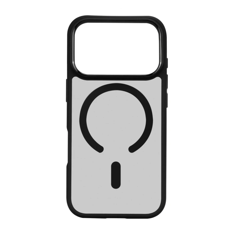 Dėklas - Roobix Dusky MagSafe Dėklas iPhone 17 Pro TPU, PC, Matinė Juoda