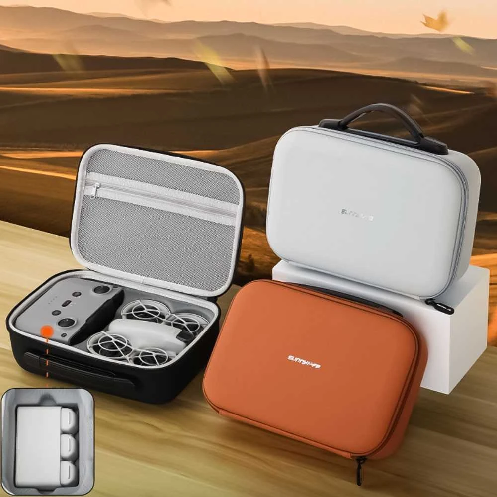 SUNNYLIFE kombinuotas krepšys, skirtas DJI Neo (oranžinė)