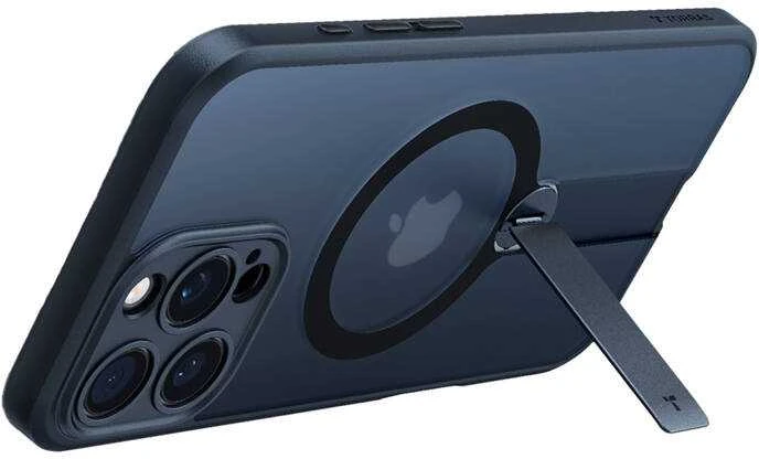 Dėklas Torras Pstand Spin Case, skirtas iPhone 16 ProMax (juodas)
