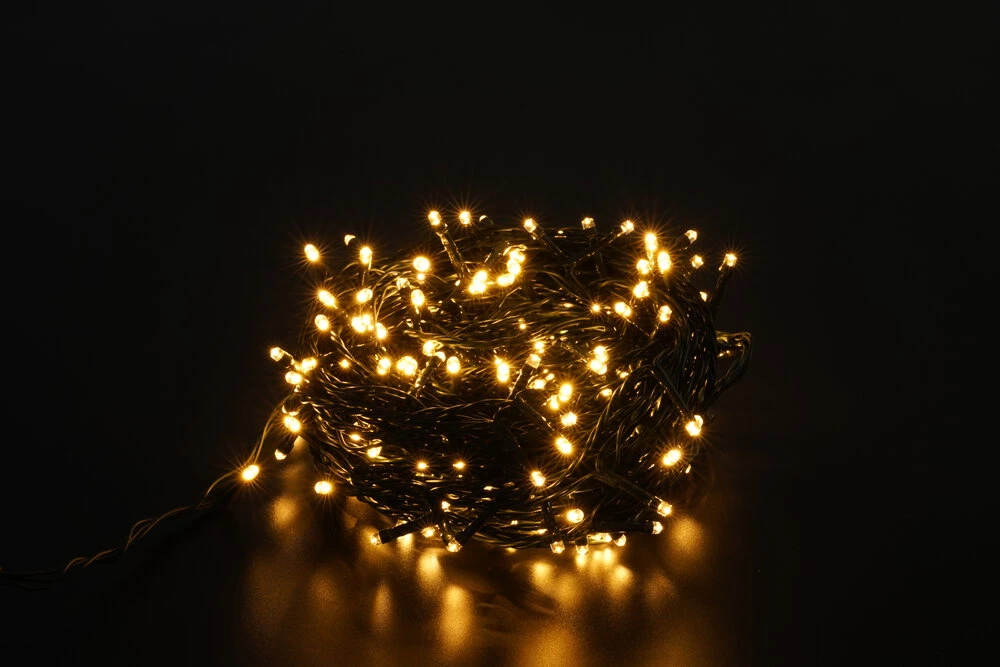 Dekoratyvinės LED Šviesos - Modee ML-C2004 20M 200LED Šilta Balta IP44