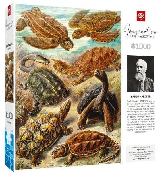 Dėlionė Cenega Puzzle Good Loot Imagination - Ernst Haeckel: Sea Turtles 1000 pc(s)