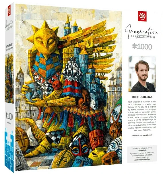 Dėlionė Cenega Puzzle Good Loot Imagination - Roch Urbaniak: Gezeleth, the Sun Jester 1000 pc(s)