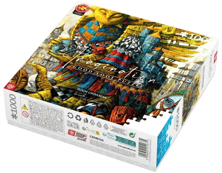 Dėlionė Cenega Puzzle Good Loot Imagination - Roch Urbaniak: Gezeleth, the Sun Jester 1000 pc(s)