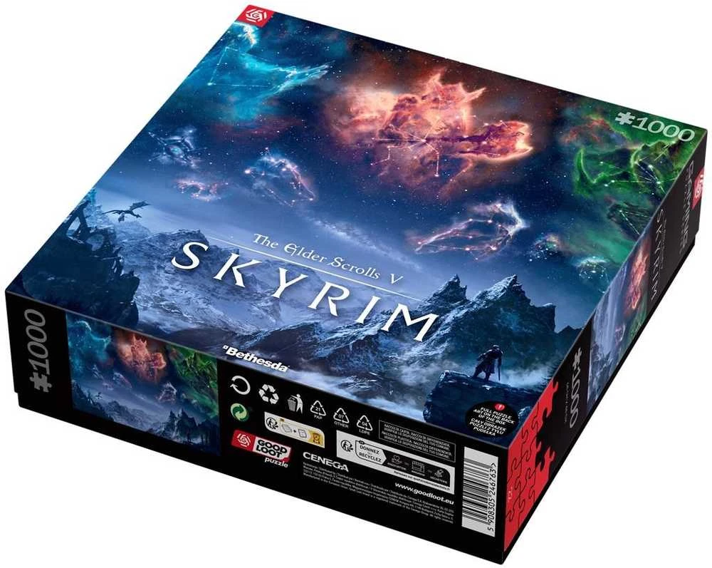Cenega Good Loot Puzzle The Elder Scrolls V SKYRIM | 1000 dalių dėlionė