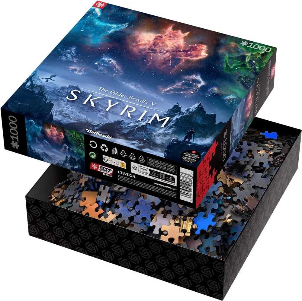 Cenega Good Loot Puzzle The Elder Scrolls V SKYRIM | 1000 dalių dėlionė