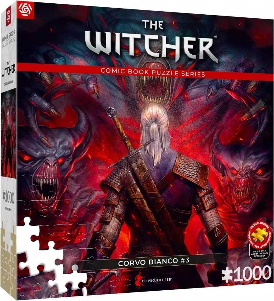 Cenega Dėlionė „Good Loot“ komiksų knygelė – Raganius: Corvo Bianco, 1000 vnt.