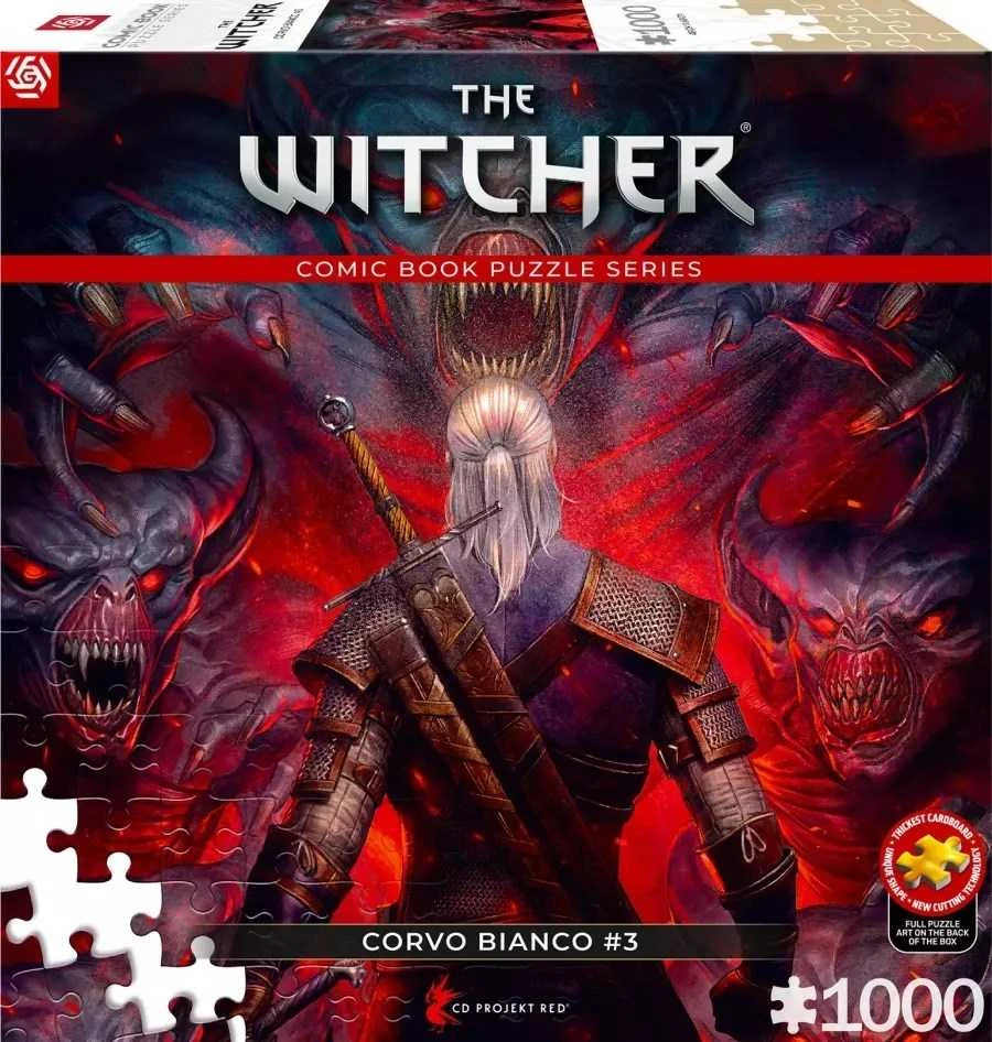Cenega Dėlionė „Good Loot“ komiksų knygelė – Raganius: Corvo Bianco, 1000 vnt.
