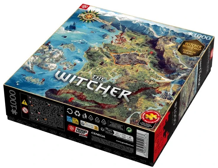 Cenega Puzzle Good Loot Gaming - The Witcher: The Northern Realms Map 1000 pc(s)