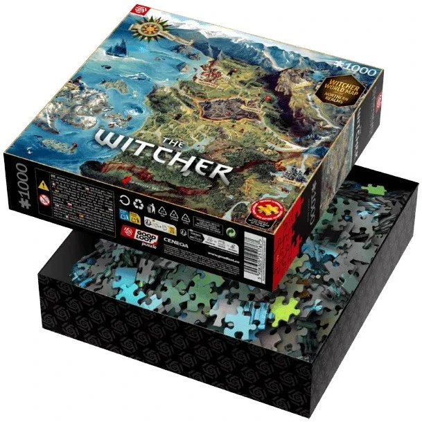 Cenega Puzzle Good Loot Gaming - The Witcher: The Northern Realms Map 1000 pc(s)