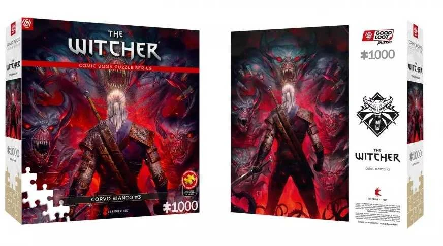 Cenega Dėlionė „Good Loot“ komiksų knygelė – Raganius: Corvo Bianco, 1000 vnt.