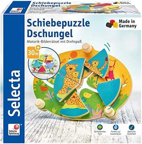 Dėlionė Galvosūkis - Selecta Slydimo Galvosūkis Džiunglės (Selecta, pažinimo įgūdžiai, džiunglių tema)