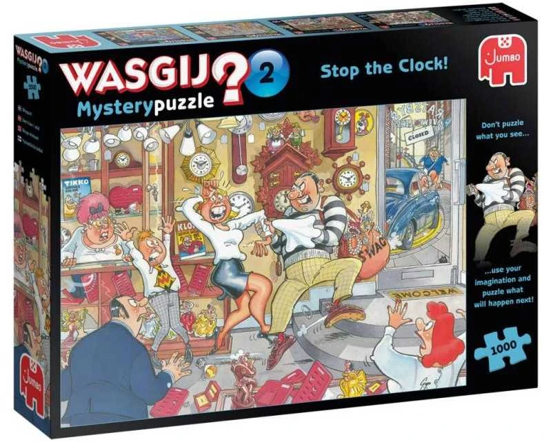 Jumbo Spiele Dėlionė „Jumbo Wasgij Mystery 2 Sustabdyk laikrodį“ (1000 dalių) (81933)