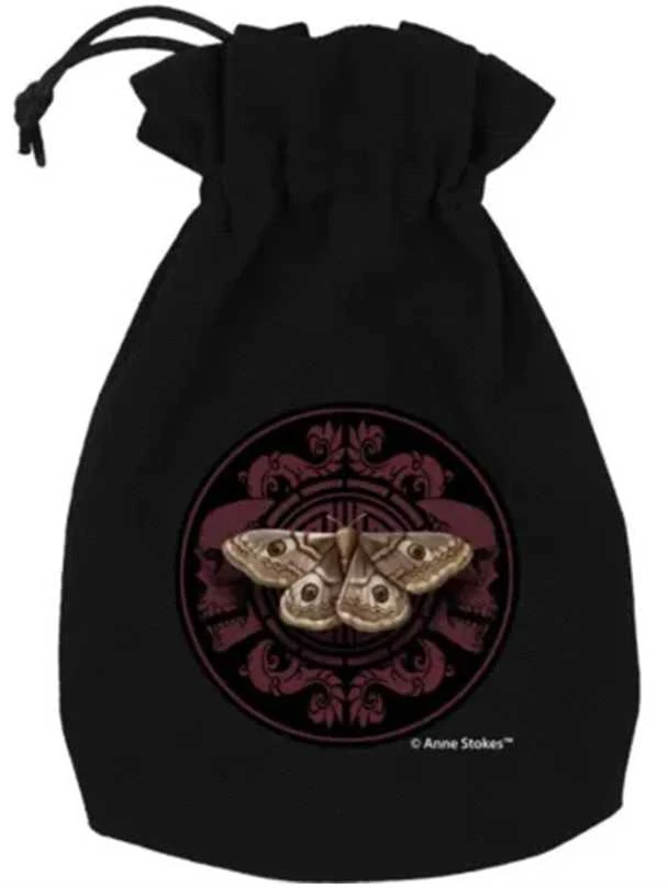 Q Workshop Žaidimų Priedas - Anne Stokes Magiškas Moth Kauliukų Dėklas 16.5x12.3 cm